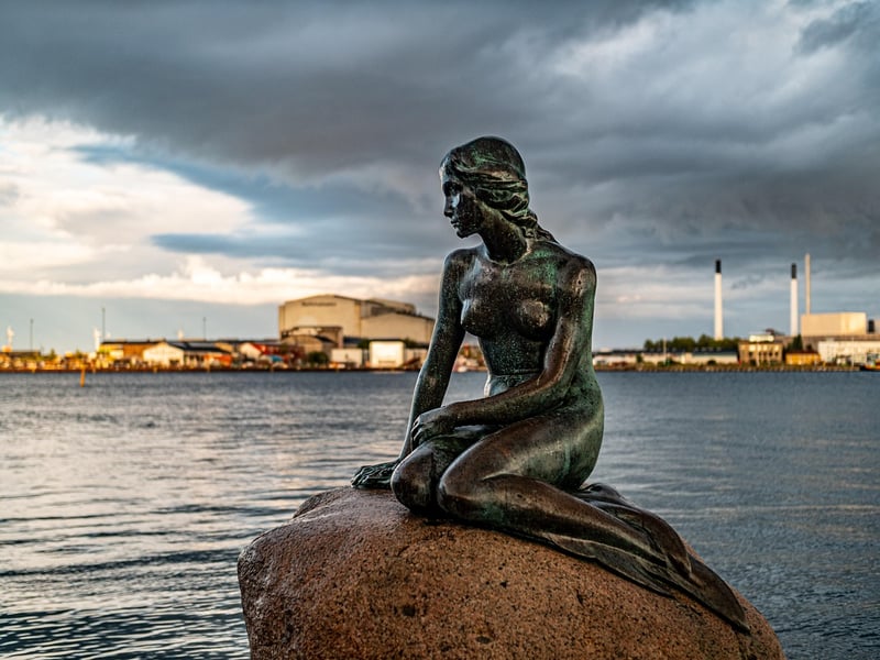 Mermaid in the ocean